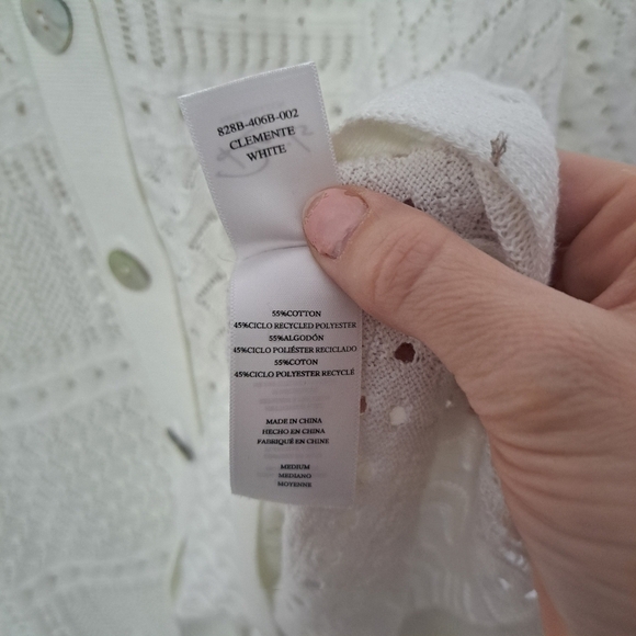 Rails Clemente top white medium NWOT - Picture 8 of 9